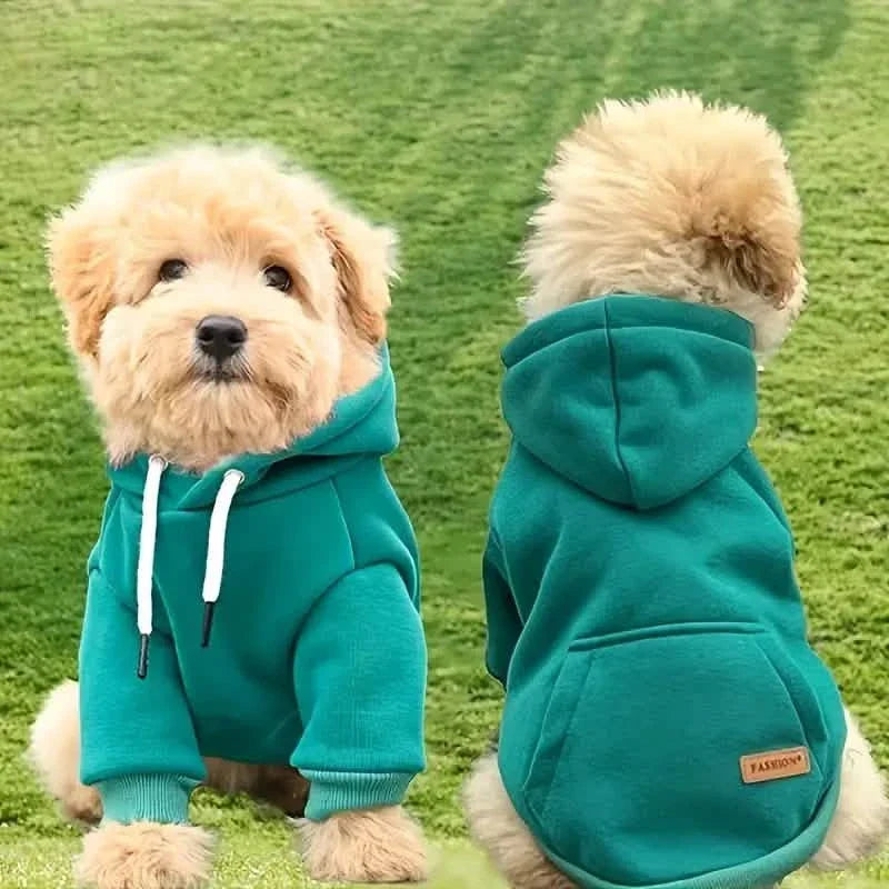 Pet Sweatshirt Hoodie With Pocket in the Back for Small Dogs